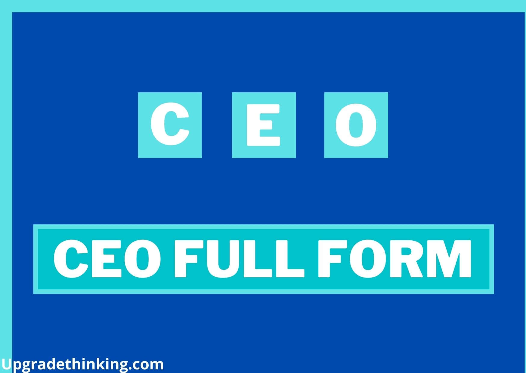 ceo full form